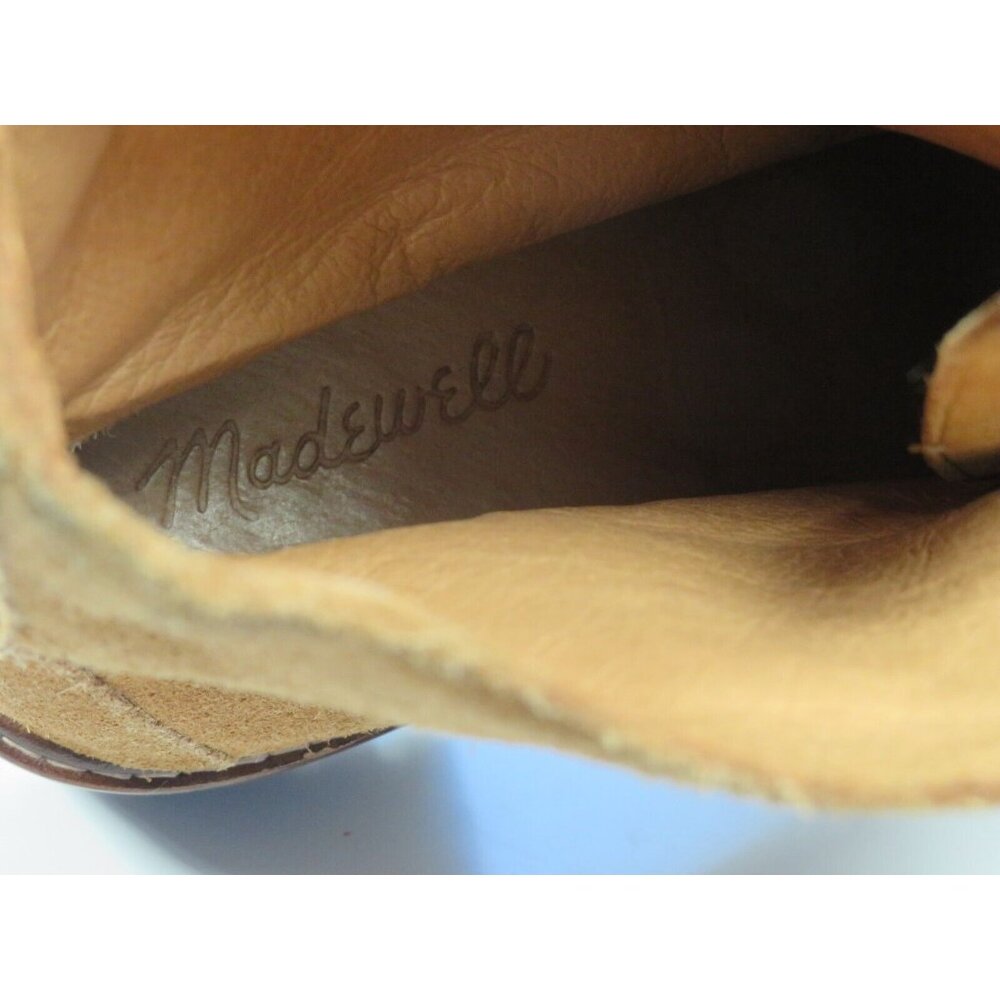 Madewell Tan Suede Lace-Up Combat Boots - Picture 13 of 14